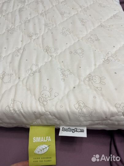 Матрас новый 120х60 с кокосовой койрой