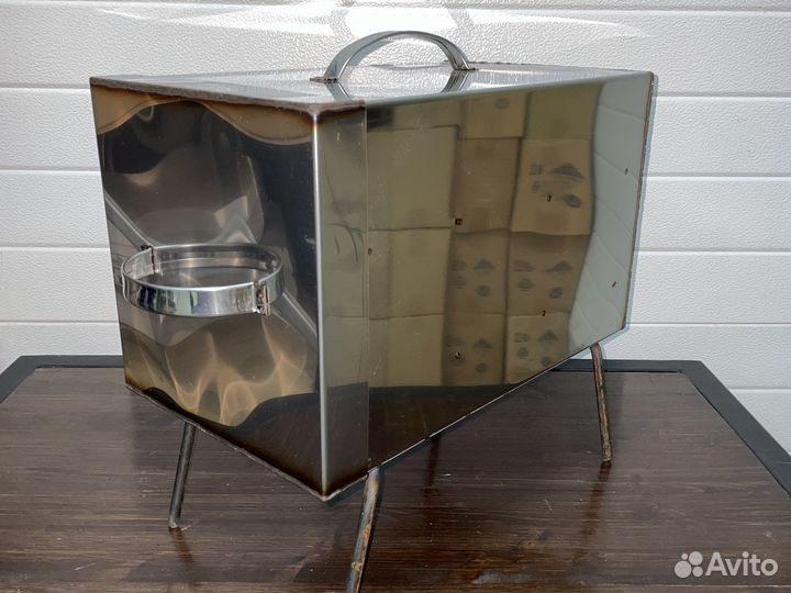 Коптильня- жаровня (торпедо) 2в1 походная