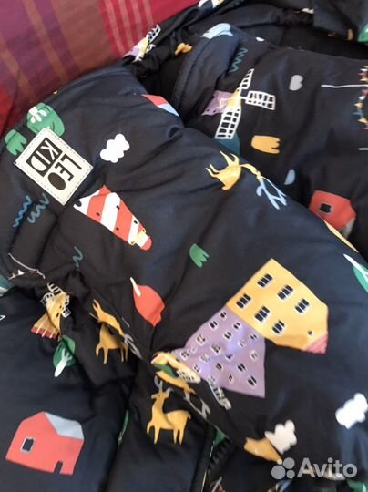 Зимний конверт в коляску leokid