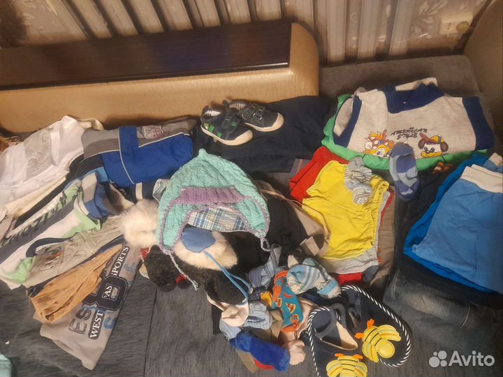 Пакет вещей на мальчика р.85-105 (57 вещей)