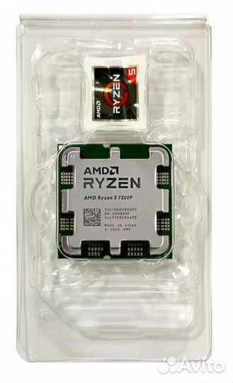 Процессор новый ryzen 5600 7500f память DDR4