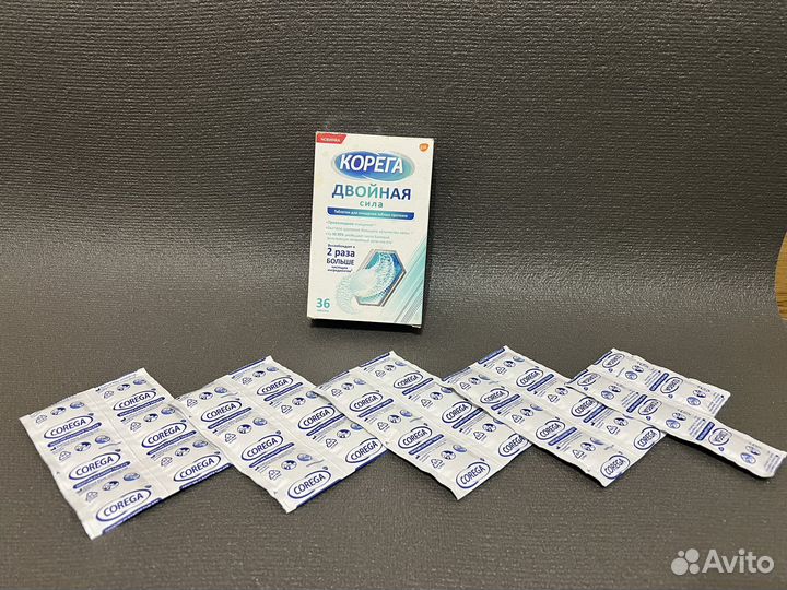 Корега для чистки зубных протезов