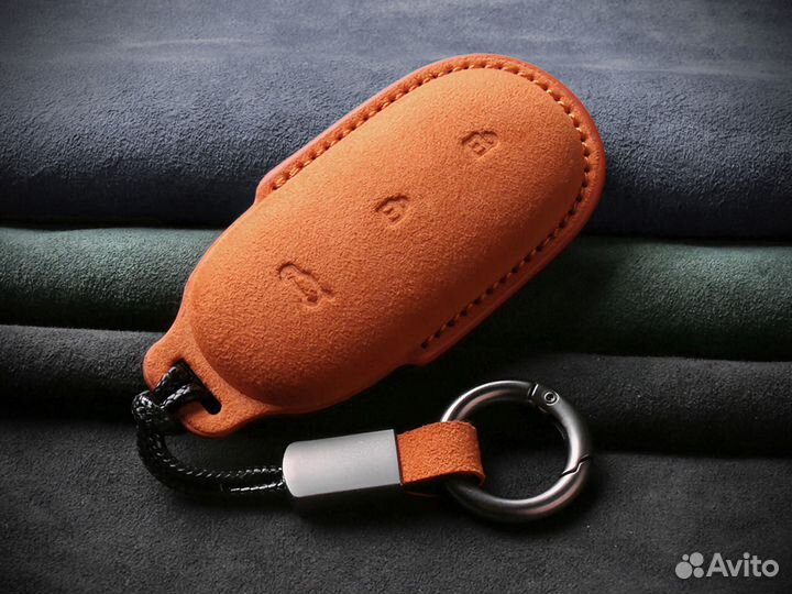 Чехол из алькантары для ключа LiXiang L8