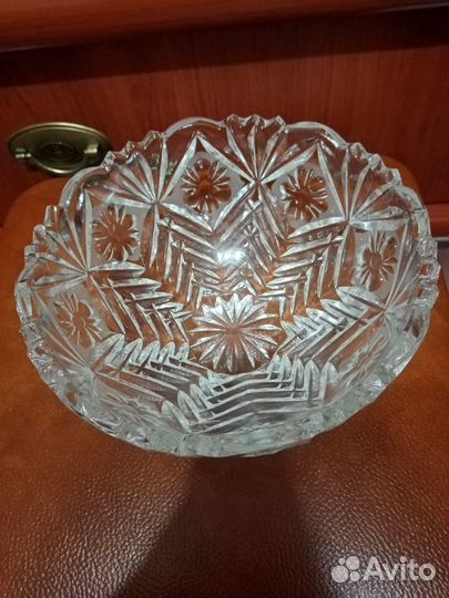 Хрустальный салатник. СССР