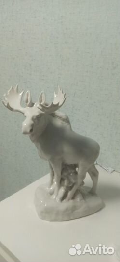 Статуэтка Лось лфз Фарфор
