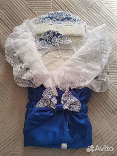 Конверт на выписку новорожденного зима, весна