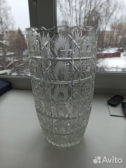 Ваза хрусталь 32 см