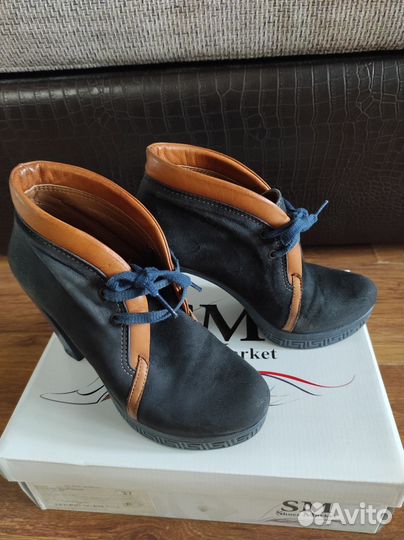 Ботинки женские 37 размер натуральная кожа