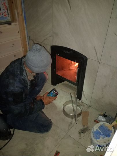 Установка печей, каминов