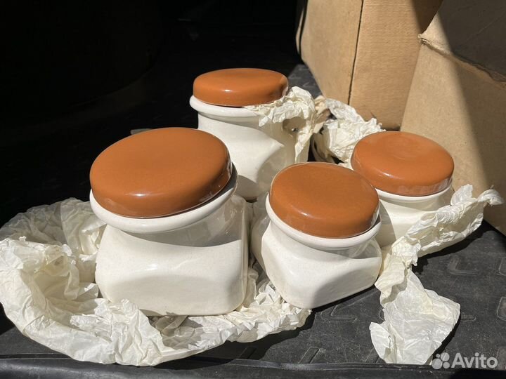 Керамические банки времён СССР