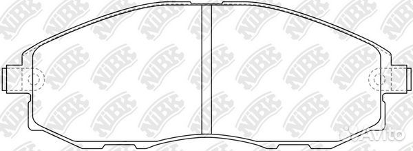 Колодки тормозные дисковые