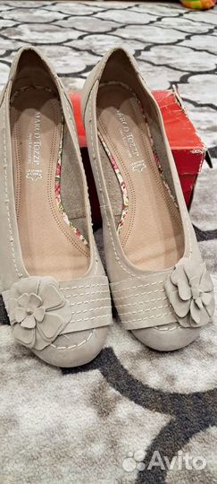 Балетки натуральная кожа