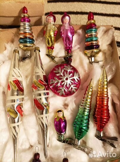 Елочные игрушки СССР