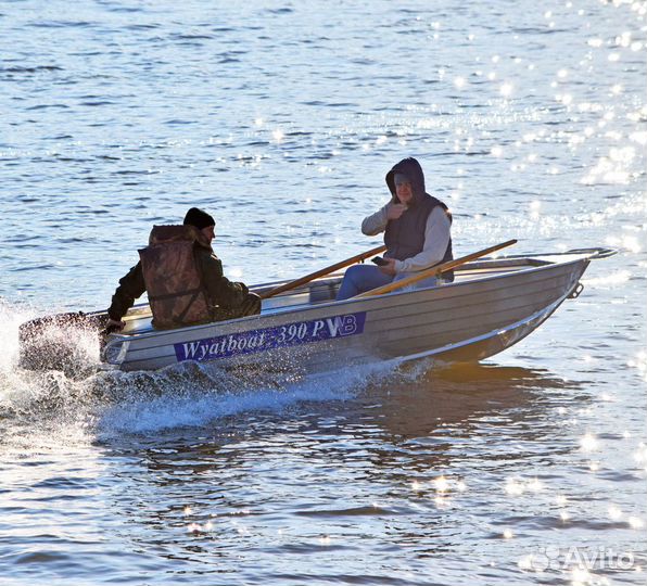 Моторная лодка алюминиевая Wyatboat 390Р новая