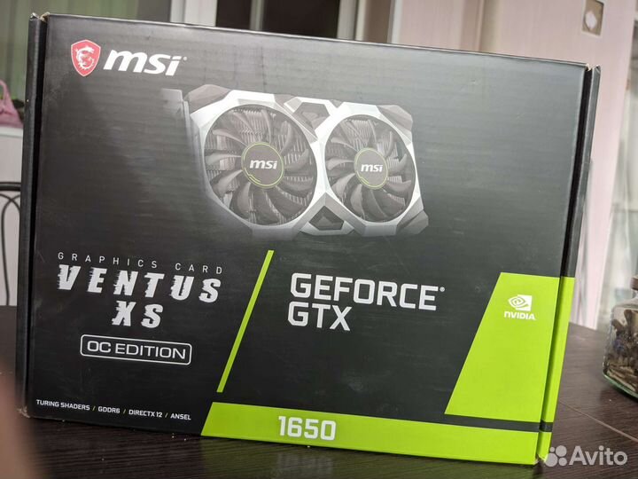 Видеокарта GTX 1650 gddr6