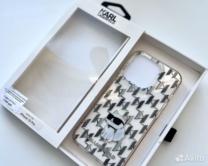 Чехол 15 Pro, Karl Lagerfeld NFT Choupette