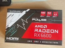 Видеокарта 8gb RX6600 Sapphire