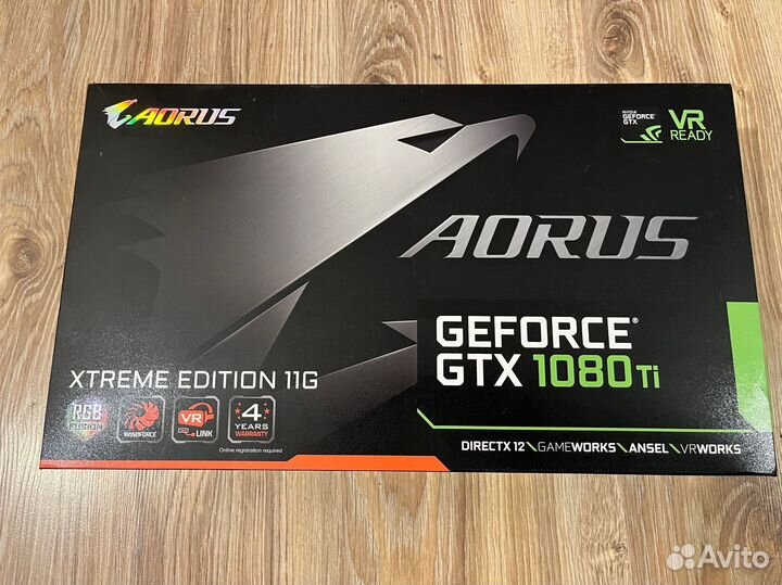 Gigabite aorus 1080ti