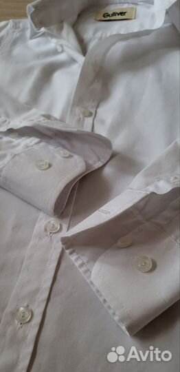 Рубашка белая Gulliver 134