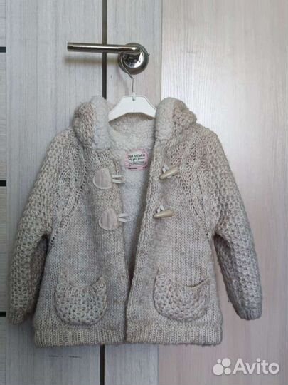 Кофта zara для девочки 86 см