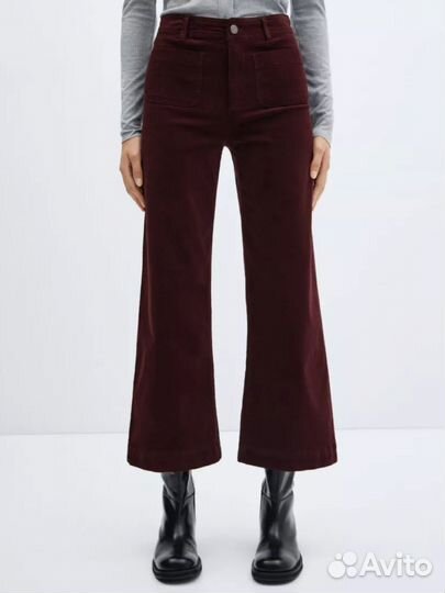 Джинсы mango m вельветовые