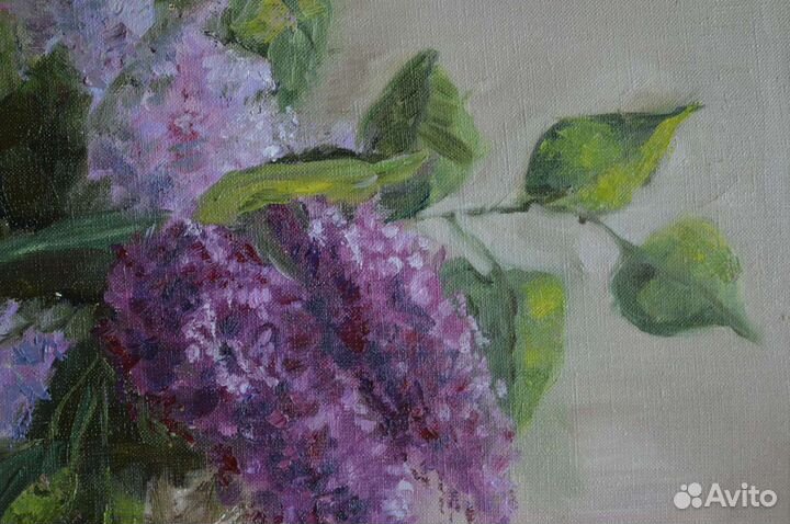 Картина маслом на холсте, подарок на 8 марта