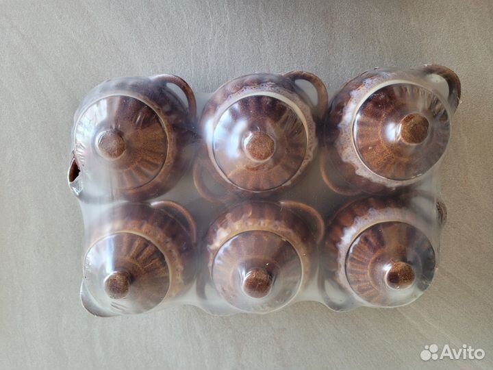 Набор керамических горшков для запекания