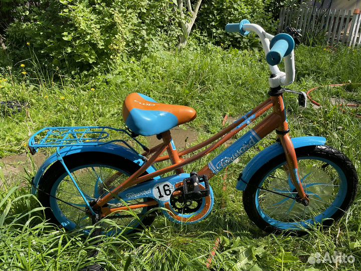 Детский велосипед 16 forward azure