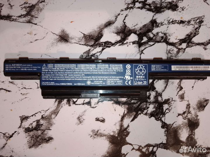 Батарея от ноутбука Acer Aspire AS10D31