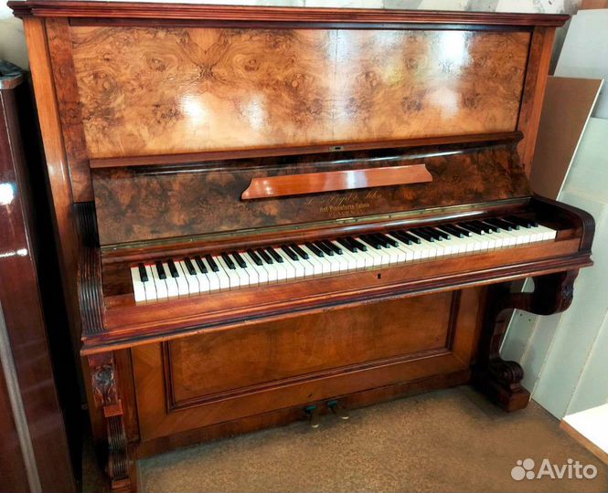 Немецкое пианино антиквариат J.G. Vogel&Sohn 19 в