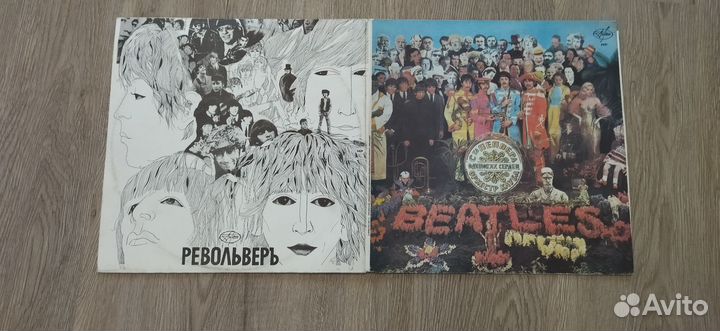 Виниловые пластинки the beatles