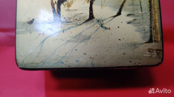 Шкатулка Федоскино СССР