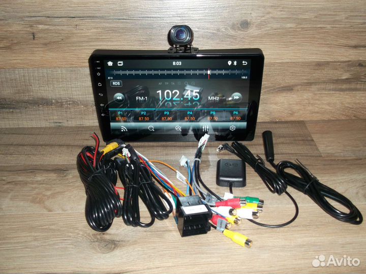 Магнитола LADA Kalina 2 Android с камерой