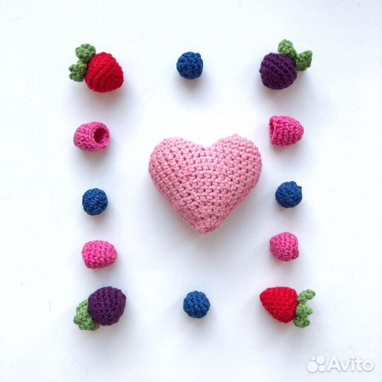 Вязаная еда (большой ассортимент)