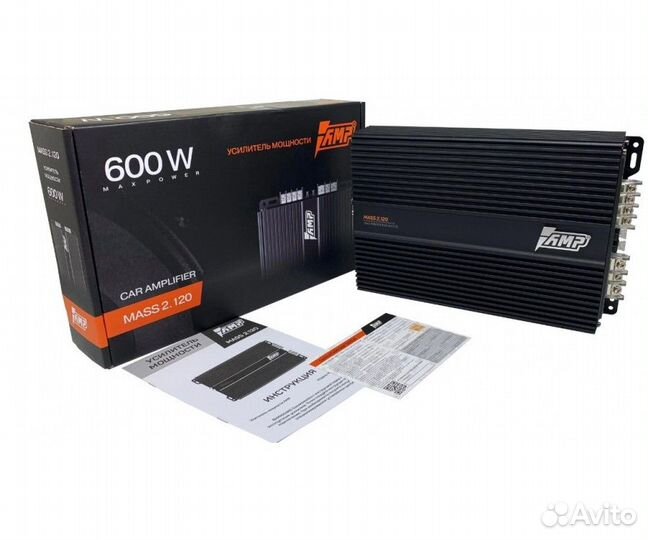 Усилитель AMP Mass 2.120 180 Вт х 2 (2 Ом) 360мост