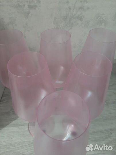 Bohemia Crystal бокалы розовые Новые