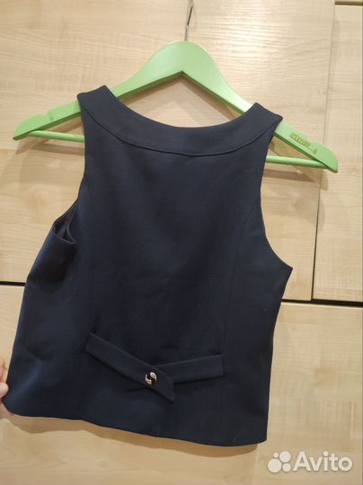 Школьной детский жилет для девочки