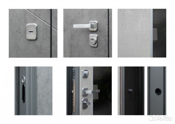 Дверь входная металлическая с зеркалом Дуэт б