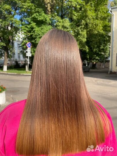 Модель на кератиновое выпрямление