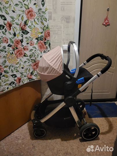 Прогулочная коляска бу 2в1,люлька до года