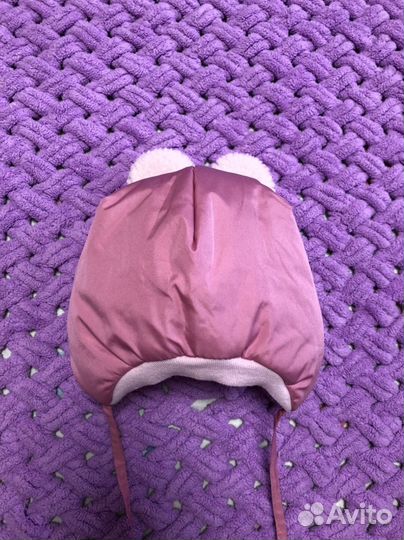 Шапка зимняя для девочки 46 размер