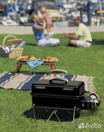 Гриль газовый Weber Go-Anywhere, черный