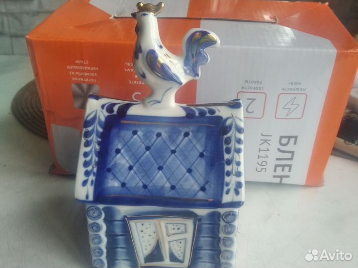 Шкатулка гжель