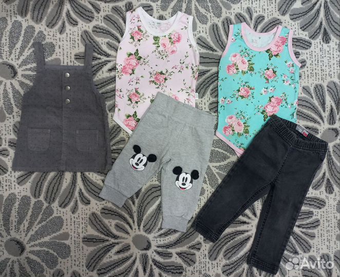 Детские вещи пакетом для девочки 68 74
