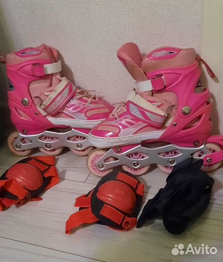 Детские ролики и защита