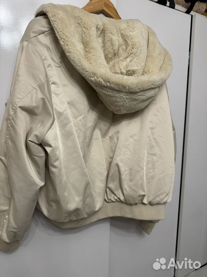 Бомбер zara двухсторонний