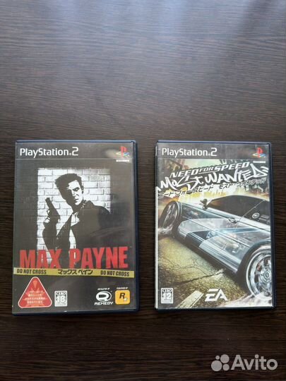 Max Payne & NFS Most Wanted PS2 ntsc J