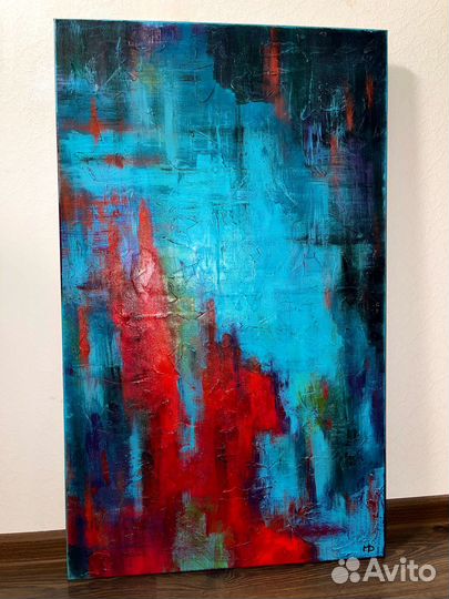 Картина современная абстракция интерьерная