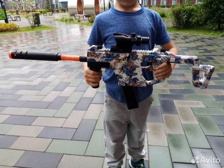 Детский орбизный автомат Kriss Vector хаки