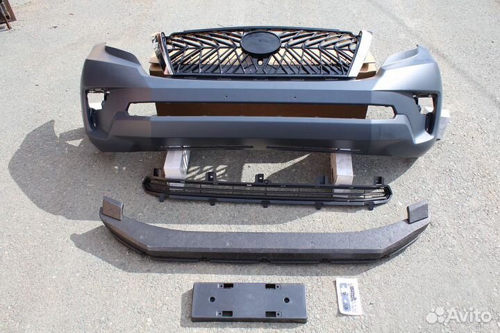 Prado 150 2013-2016 Бампер стиль 2017+ K8AX7